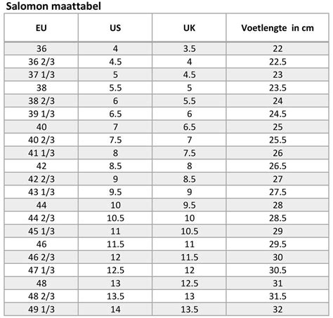 schoenmaat 10 is welke maat.